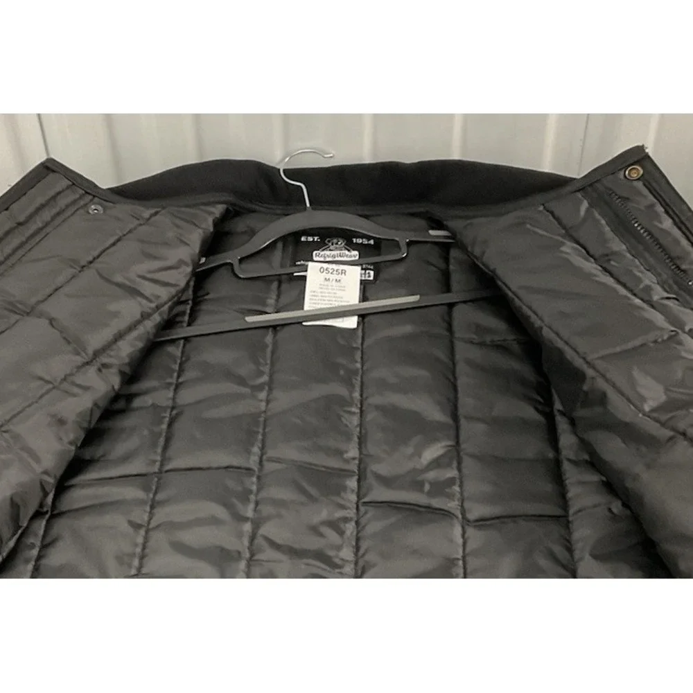 RefrigiWear Men's‎ M 0525R Cooler Wear Fiberfill Insulated Workwear Jacket Nylon